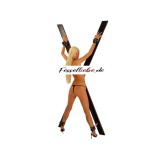 Klassisches Andreaskreuz für BDSM & Fetisch | Fesselliebe.de