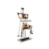 Wood And Steel Tower Set mit V-Sitz, Pranger und Lehnpolstern | Fesselliebe.de