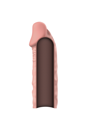 ♥ Penis Verlängerung Extra Comfort Sleeve V5 Hautfarben ♥ von Virilxl kaufen | Fesselliebe