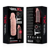 Penis Verlängerung Extra Comfort Sleeve V5 Hautfarben von VirilXL | Fesselliebe.de