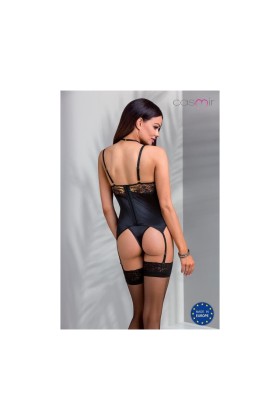 ♥ Divine Corset & Tanga Schwarz von Casmir ♥ kaufen | Fesselliebe
