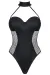 ♥ Schwarzer Body Ddketo001 von Demoniq Dark Desire Collection ♥