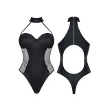 Schwarzer Body Ddketo001 von Demoniq Dark Desire Collection | Fesselliebe.de