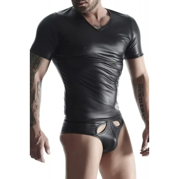 ♥ T-Shirt Tsh014 Schwarz von Regnes Fetish Planet ♥ kaufen | Fesselliebe