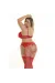 ♥ V-8741 Plus Size Bh Rot von Axami Size Plus ♥