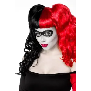 ♥ Harley-Kostüm: Crazy Harley Rot-Schwarz ♥