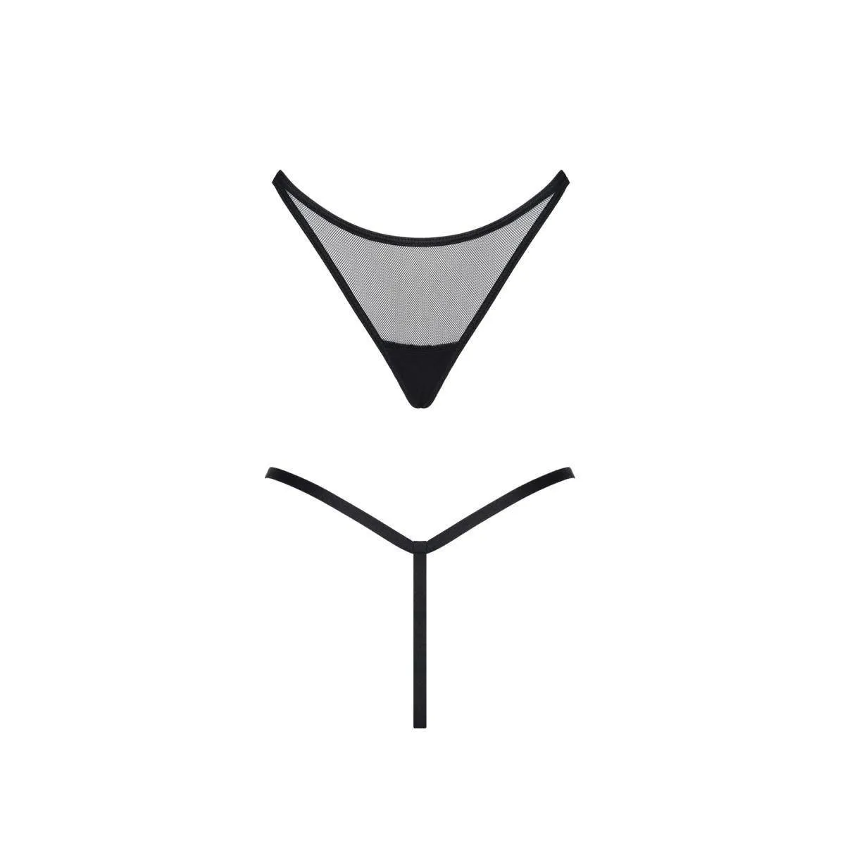 Schwarzer String Tanga Lxchelo001 von Demoniq Ladyx | Fesselliebe.de