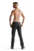 ♥ Lange Herren Hose Rmvittorio001 Schwarz ♥