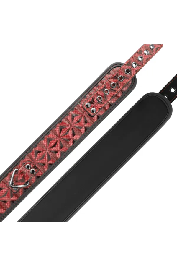 Vegane Kunstlederhalsband von Begme Red Edition kaufen - Fesselliebe