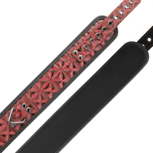 ♥ Vegane Kunstlederhalsband ♥ von Begme Red Edition