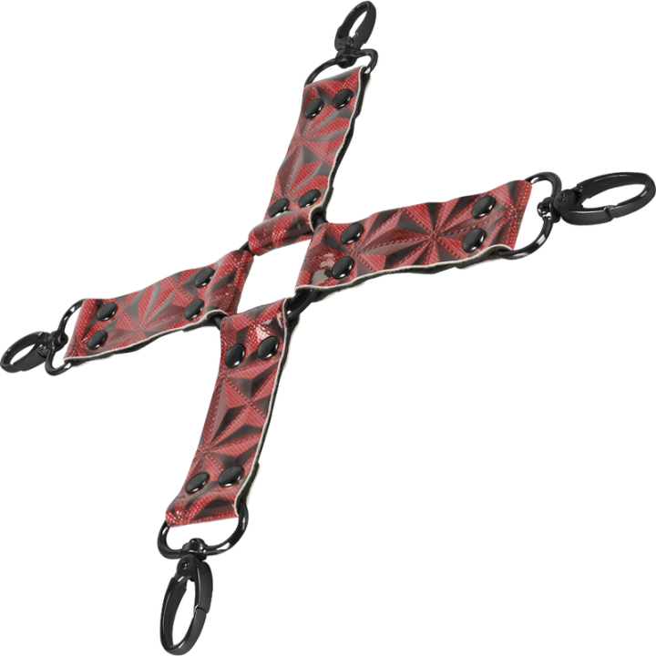 Vegane Kunstleder-Hog-Tie von Begme Red Edition | Fesselliebe.de