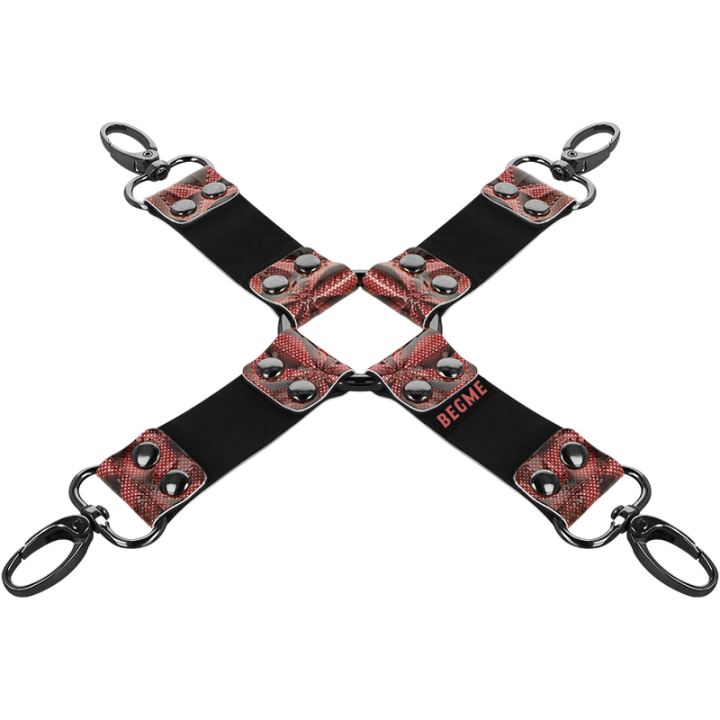 Vegane Kunstleder-Hog-Tie von Begme Red Edition | Fesselliebe.de