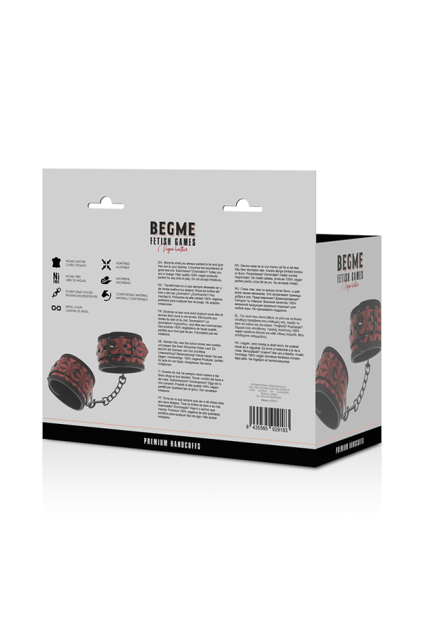 ♥ Handschellen ♥ von Begme Red Edition kaufen | Fesselliebe