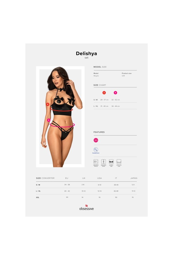 ♥ Delishya 2er-Set Schwarz ♥ kaufen | Fesselliebe