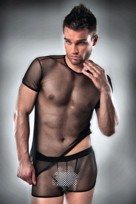 ♥ Männer Set Schwarzer Tüll - Passion 017 ♥ kaufen | Fesselliebe