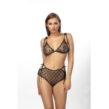 Schwarzes Set Aa052265 von Anais Apparel | Fesselliebe.de
