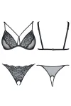 Schwarzes Set Gabrielle von Demoniq Look At Me Collection kaufen - Fesselliebe