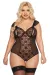 ♥ Schwarzer Body Ouvert 1901 von Softline Plus Size Collection ♥