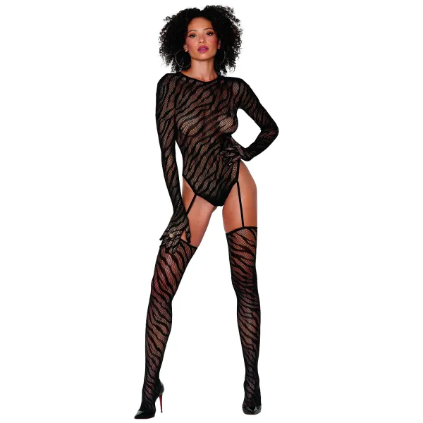 ♥ Bodystocking - Black Diamond Style 0420 Schwarz ♥ kaufen | Fesselliebe
