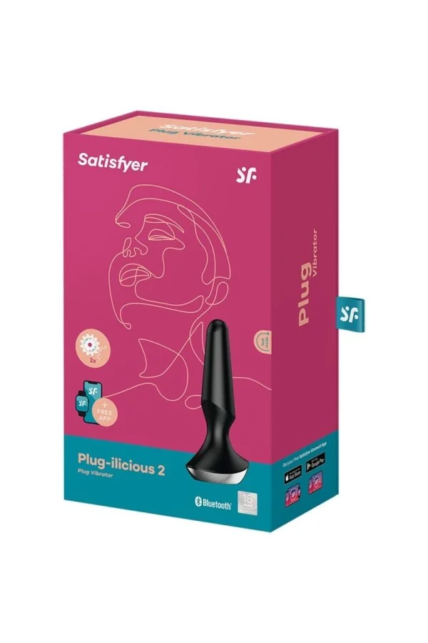 ♥ Plug Ilicious 2 Plug Vibrator - Schwarz ♥ von Satisfyer Connect