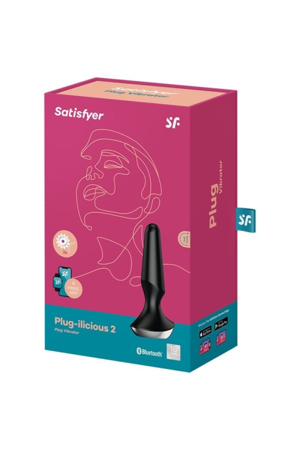 ♥ Plug Ilicious 2 Plug Vibrator - Schwarz ♥ von Satisfyer Connect kaufen | Fesselliebe