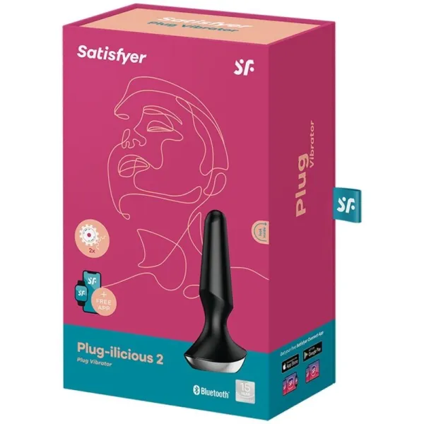 ♥ Plug Ilicious 2 Plug Vibrator - Schwarz ♥ von Satisfyer Connect kaufen | Fesselliebe