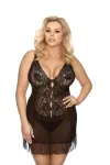 Schwarzes Negligee Vela von Anais Apparel Plus Size kaufen - Fesselliebe