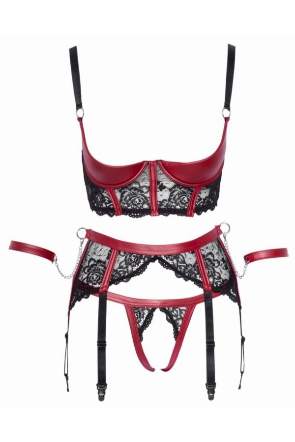 ♥ Hosenträger-Set - Schwarz von Cottelli Bondage ♥ kaufen | Fesselliebe