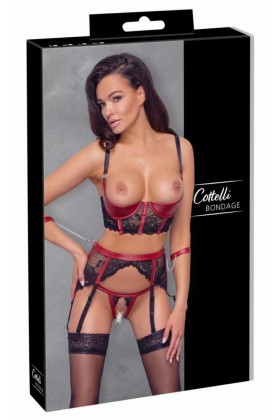 ♥ Hosenträger-Set - Schwarz von Cottelli Bondage ♥ kaufen | Fesselliebe