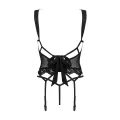 ♥ Setilla Korsett & Ouvert Tanga Schwarz von Obsessive ♥