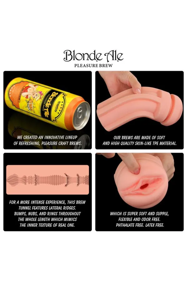 Pleasure Brew Masturbator Vagina Blonde Ale von Lovetoy kaufen - Fesselliebe