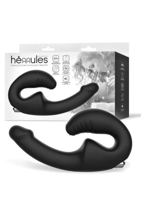 Strapless Strap-On Doppelvibrator von Herrules kaufen - Fesselliebe