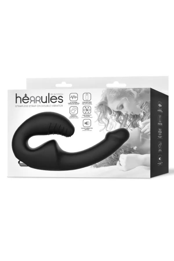 Strapless Strap-On Doppelvibrator von Herrules kaufen - Fesselliebe