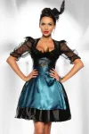 Dirndl Schwarz/Türkis kaufen - Fesselliebe