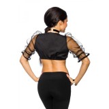Dirndl-Bluse Schwarz | Fesselliebe.de