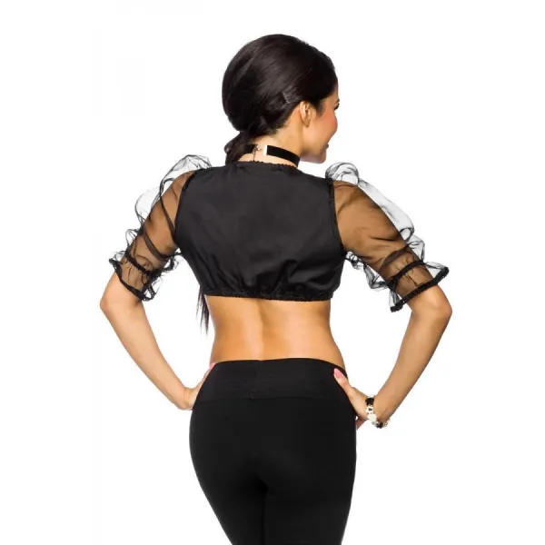 ♥ Dirndl-Bluse Schwarz ♥ kaufen | Fesselliebe