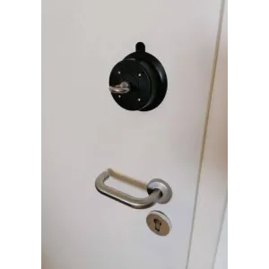 Bondage Points mit Saugnapf, Öse und Karabiner In Schwarz 2er Set