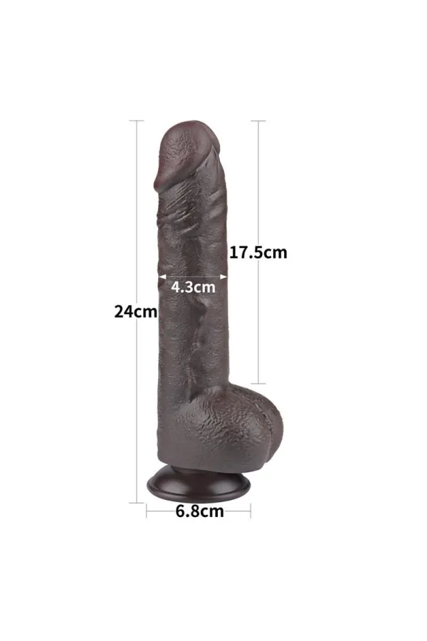 Sliding Skin Dual Layer Dildo 9,5" 24 X 4,3cm von Lovetoy kaufen - Fesselliebe