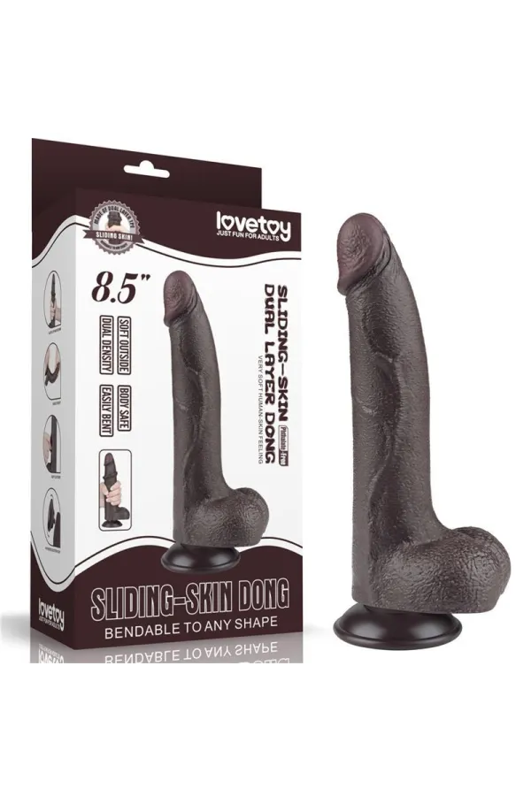 Sliding Skin Dual Layer Dildo 8,5" 22 X 4cm von Lovetoy kaufen - Fesselliebe