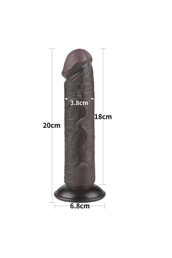 Sliding Skin Dual Layer Dildo 8" 20 X 3,8cm von Lovetoy kaufen - Fesselliebe