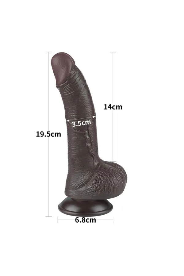 Sliding Skin Dual Layer Dildo 19,5 X 3,5 von Lovetoy kaufen - Fesselliebe