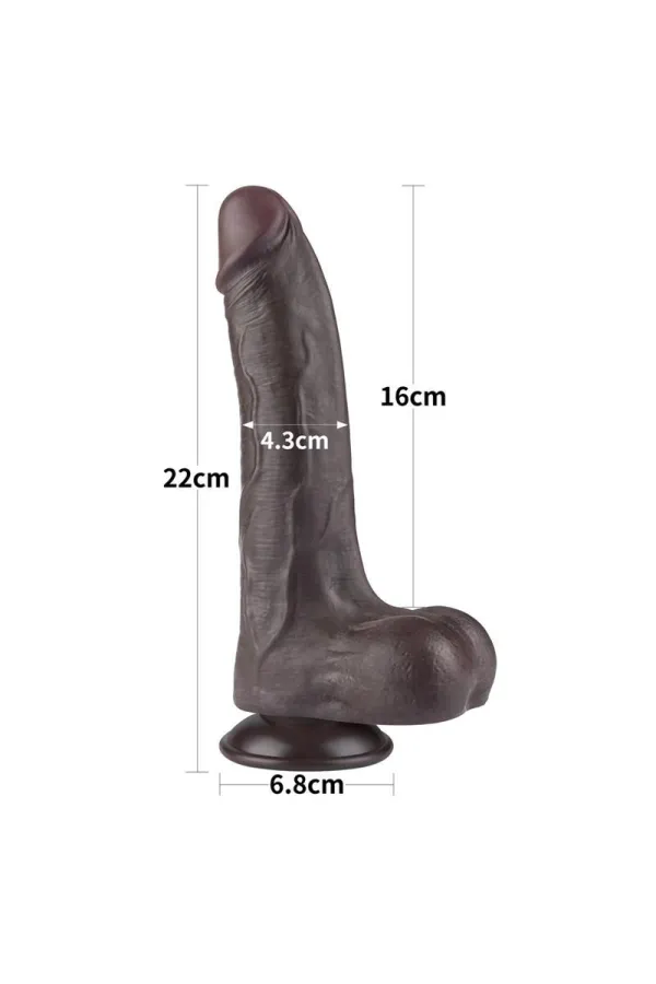 Sliding Skin Dual Layer Dildo 8,5 von Lovetoy