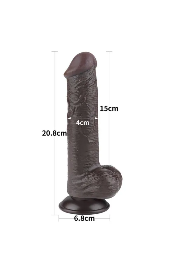 Sliding Skin Dual Layer Dildo 8" 20,8 X 4cm von Lovetoy kaufen - Fesselliebe