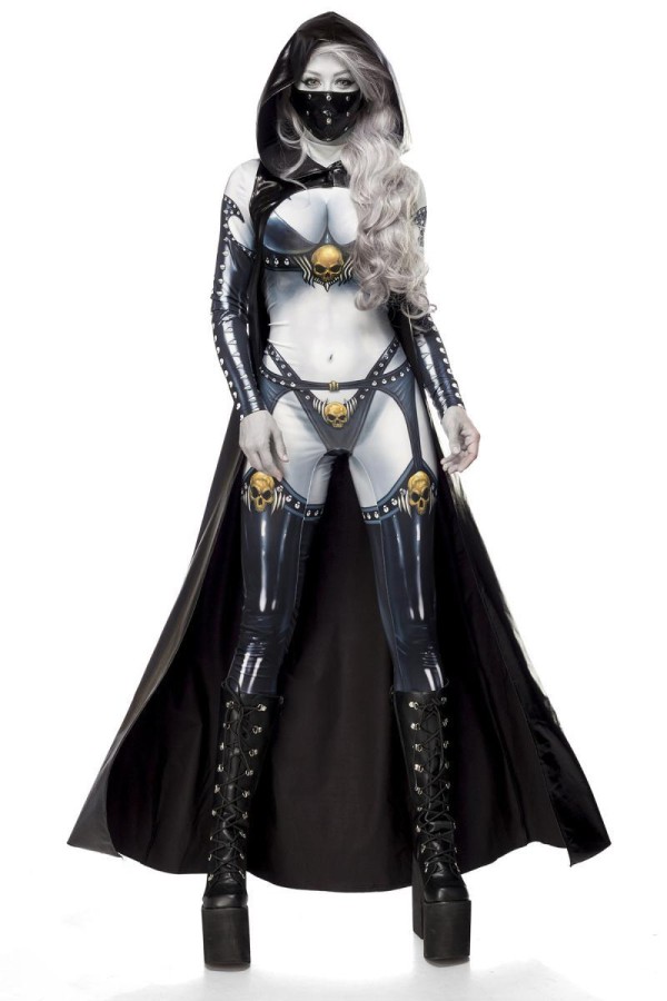 ♥ Lady Death (komplettset) Grau/Schwarz von Mask Paradise ♥ kaufen | Fesselliebe