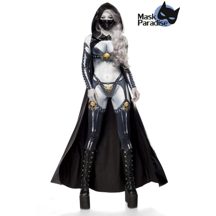 Lady Death (KOMPLETTSET) Grau/Schwarz von Mask Paradise | Fesselliebe.de