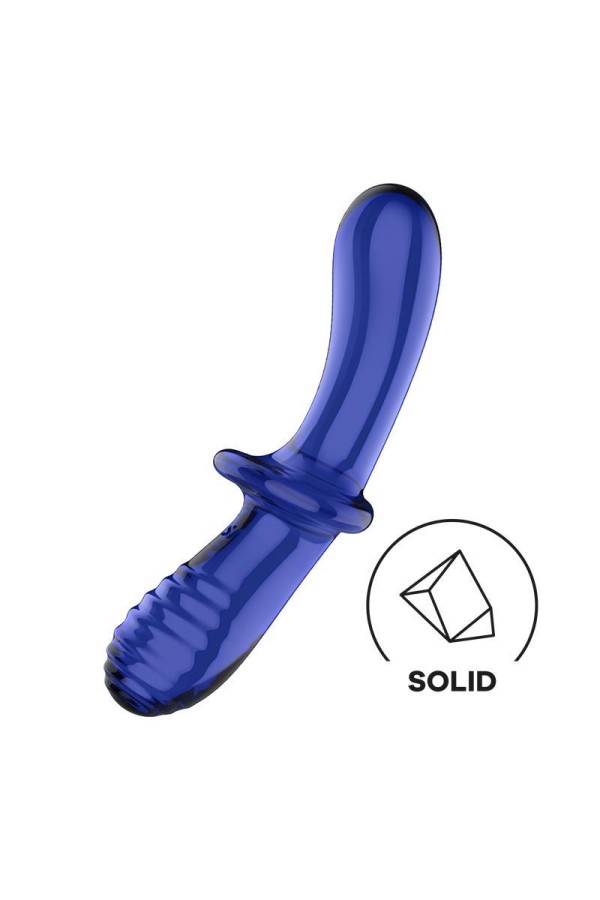 Stimulator Double Crystal heiß und kalt blau von Satisfyer kaufen | Fesselliebe