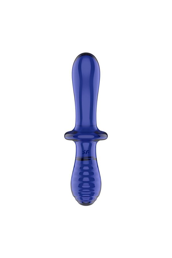 Stimulator Double Crystal heiß und kalt blau von Satisfyer kaufen | Fesselliebe
