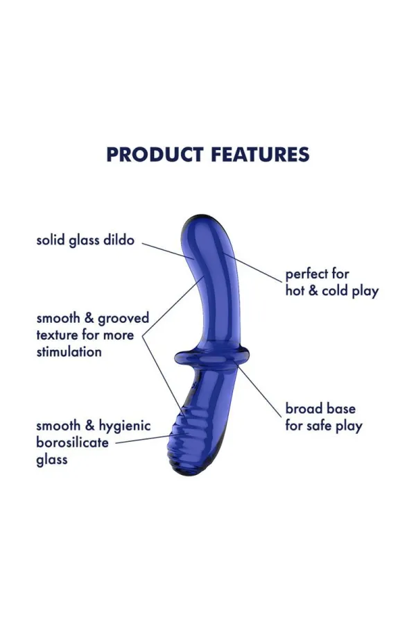 Stiulator Double Crystal Hot And Cold Blue von Satisfyer kaufen - Fesselliebe