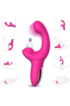 Volse Dreifachfunktionsvibrator mit Finger- und Pulsationsklopfen von Action kaufen | Fesselliebe