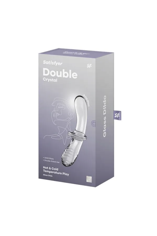 Satisfyer Stimulator Double Crystal Hot und Cold Clear kaufen - Fesselliebe